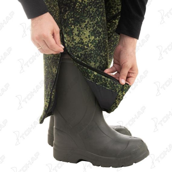 Костюм охотника зимний Сентелек Комфорт, цв.зеленый пиксель р.44-46/170-176 Helios