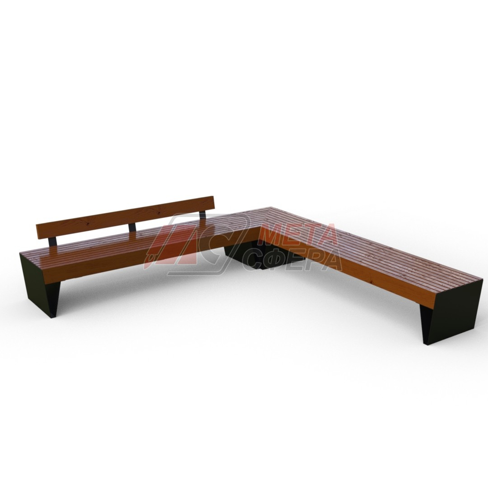 Скамейка Терон угловая