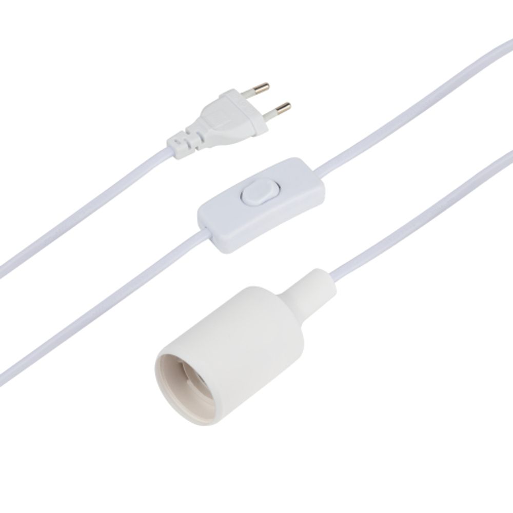 Светильник для растений ЭРА FITO-Holder E27 1.5 м с проводом и выключателем для фитоламп с цоколем Е27 | Светильники для растений