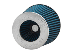 Фильтр воздушный нулевого сопротивления TORNADO, синий/хром D70мм