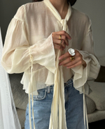 Кольцо Flower white