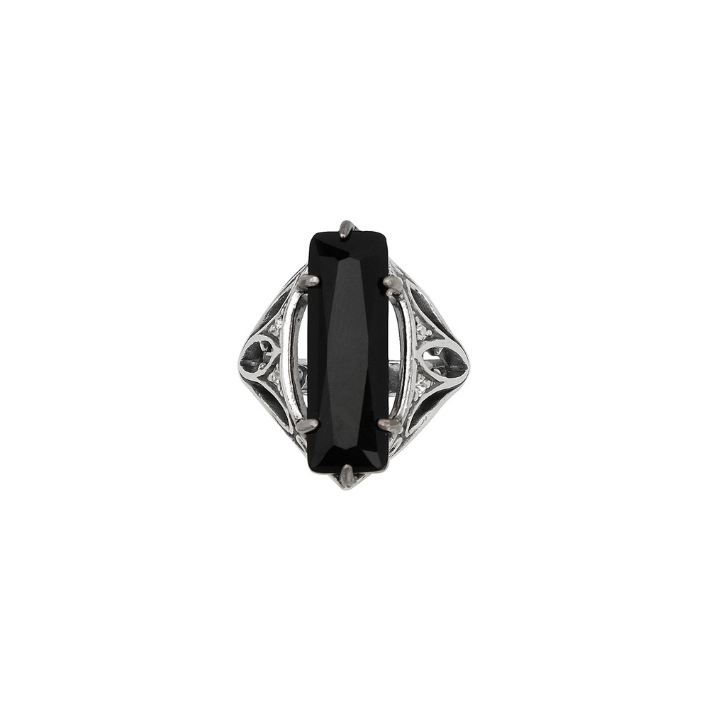"Неф" кольцо в серебряном покрытии из коллекции "Готика" от Jenavi