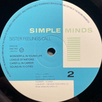 Simple Minds ‎– Sister Feelings Call (Англия 1981г.)