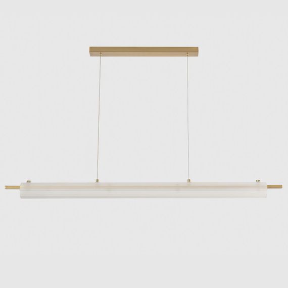 Подвесной светодиодный светильник Crystal Lux Tunnel SP40 Led Brass