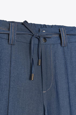 ZARA БРЮКИ WIDE LEG, ИНДИГО