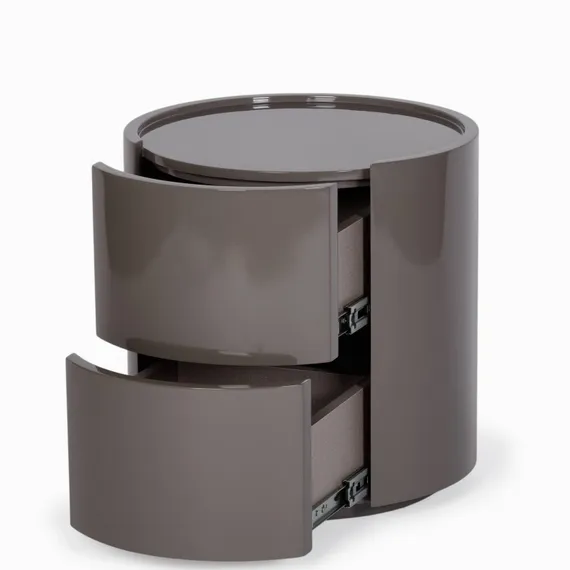 Прикроватная тумба Cecily 44х44 см, серая