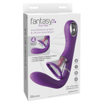 Вибростимулятор для точки G с помпой и имитатором языка PipeDream Fantasy for Her Ultimate Pleasure Pro Dual Oral Sex Simulator & G-Spot Vibrator Purple 496712