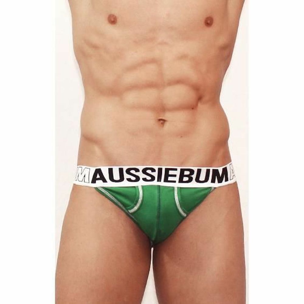 Мужские трусы джоки Aussiebum зеленые AB00322