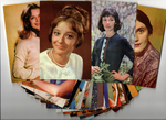 №78 Открытки Артисты и актёры СССР 1970–1980-е г. 25 штук. Цветные, чистые, без повторов