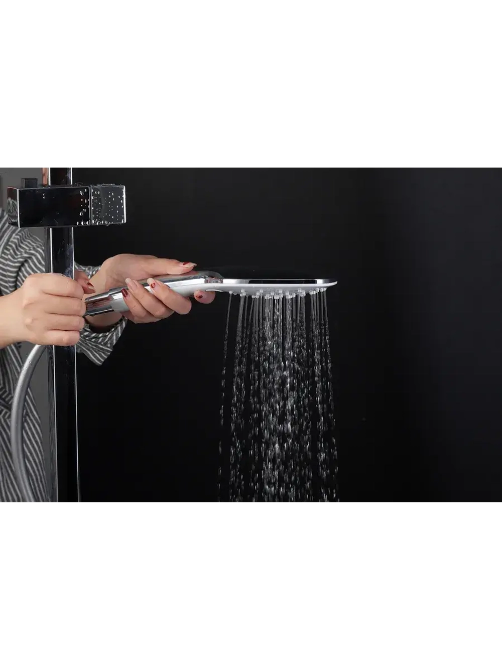 Душевая система с тропическим душем Gappo G2417-8