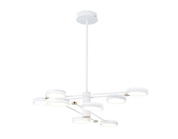 Потолочный светодиодный светильник 67W 3000K-6400K FL51642/8 WH/GD белый/золото Comfort LineTech Ambrella