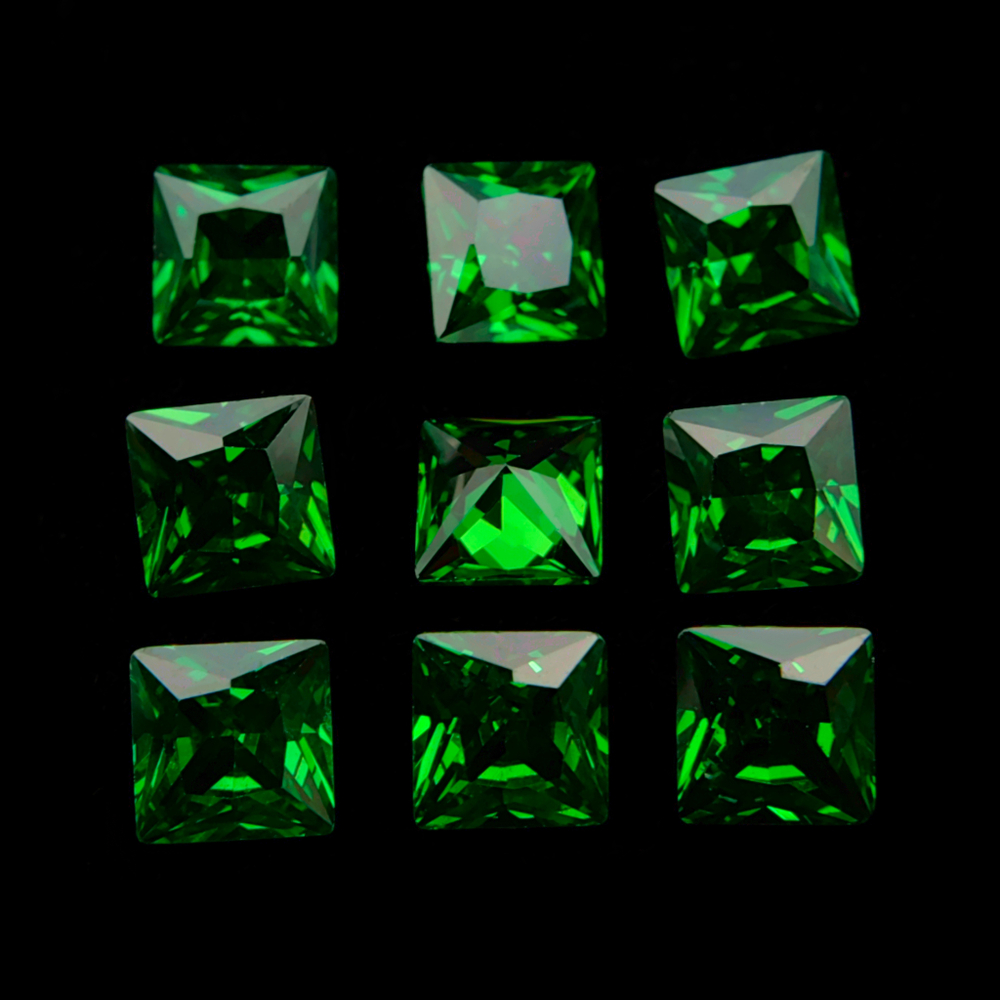 Фианит квадрат, Green