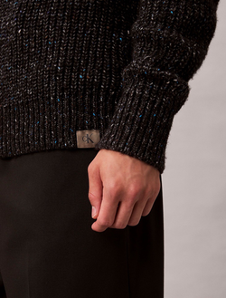 Свитер Calvin Klein Wool Blend Relaxed Raglan Sweater Black