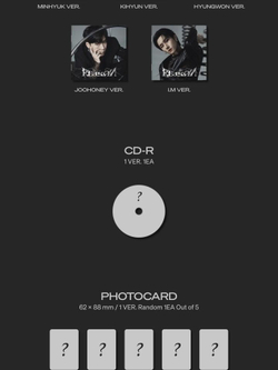 Альбом MONSTA X - REASON 12th Mini Album Jewel Case 5 Version SET
