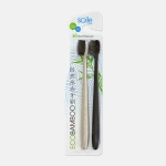 Зубная щетка Smile Care Eco Bamboo c ручкой из пшеницы средней жесткости 2шт в ассортименте