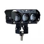 30W Б. Желтый / Светодиодная фара прожектор с линзой, двух режимная, белый + желтый, серия: РаБОТА, TG (за 1 шт.)