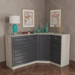 Угловой комод №46