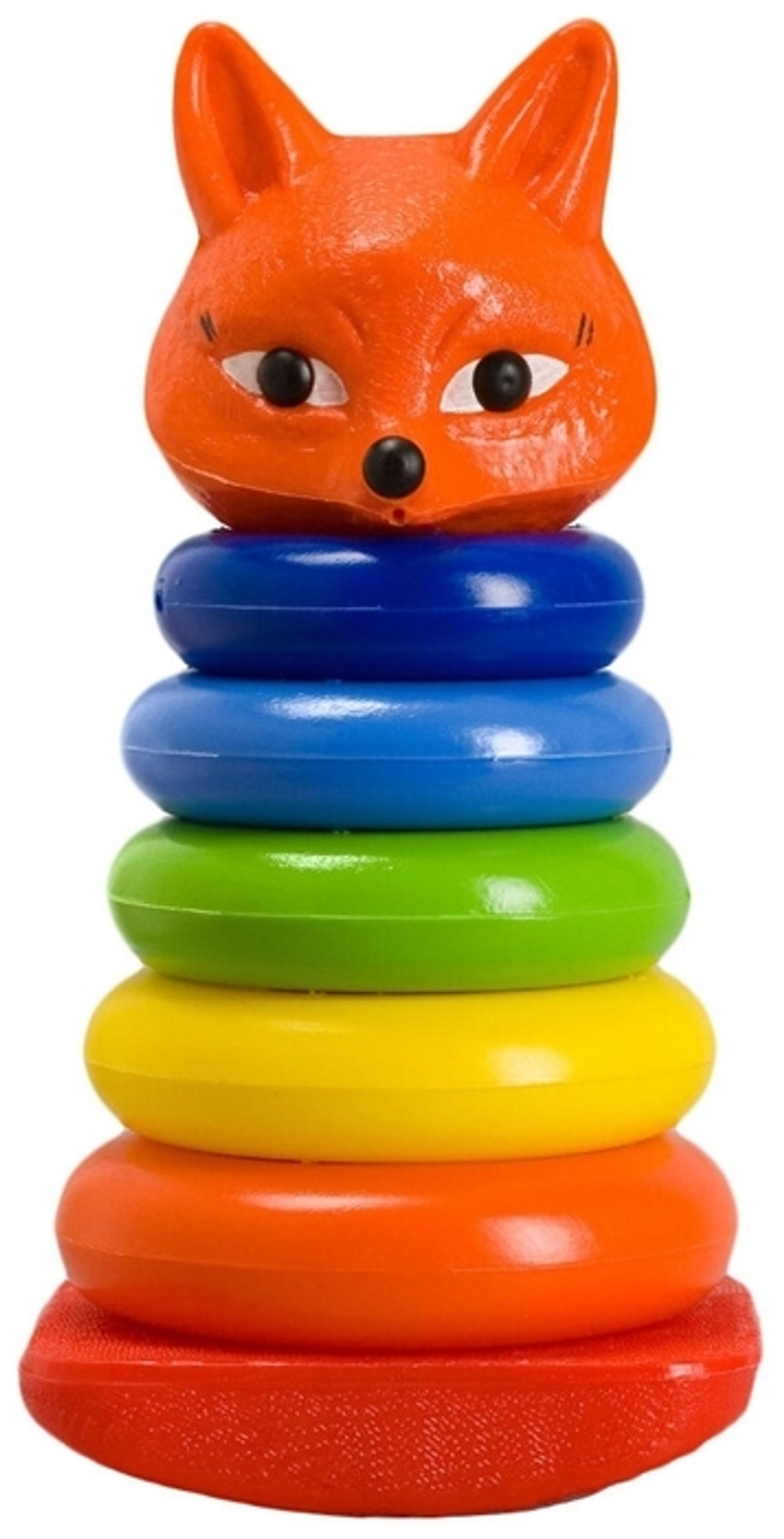 9236/Пирамида-качалка Лисичка 26см в сетке 8дет/3