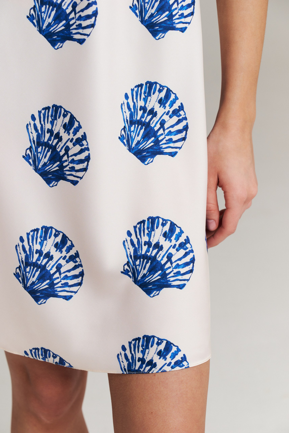 Шелковая комбинация мини