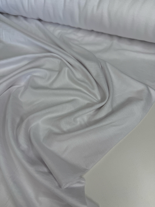 Шелковистый трикотаж Silk Touch белый