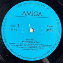 Винтажная виниловая пластинка LP Kerschowski and Blankenfelder Boogie Band (ГДР 1989)