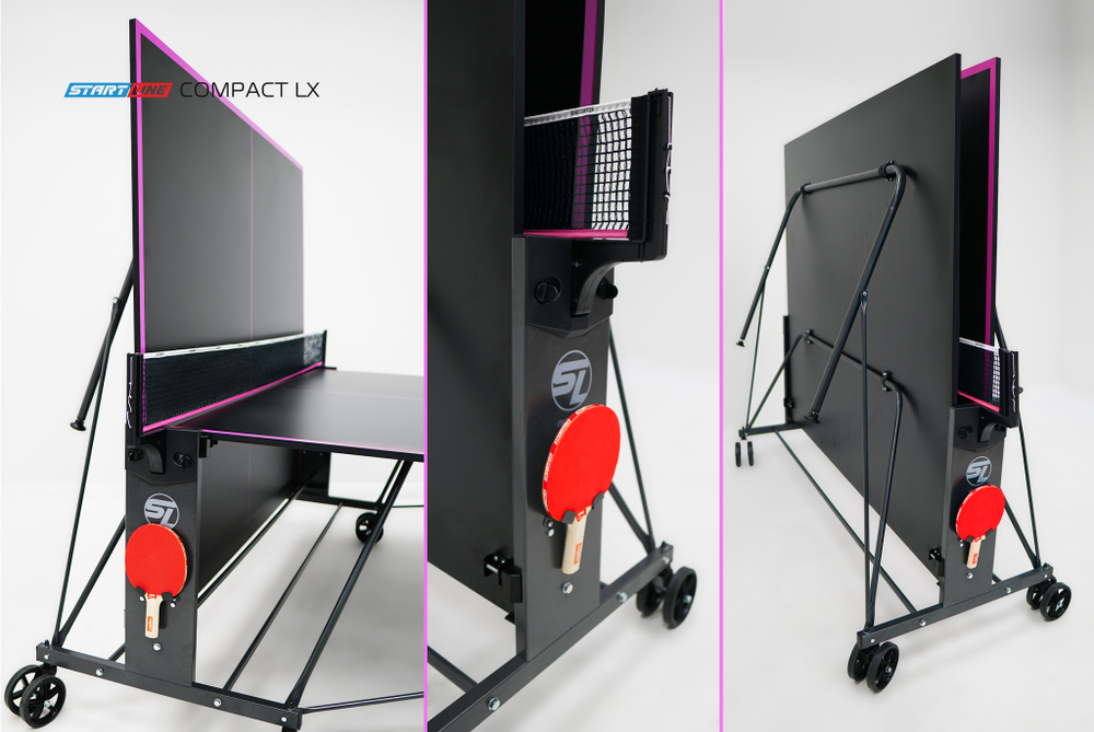 Стол теннисный START LINE COMPACT LX с сеткой Black