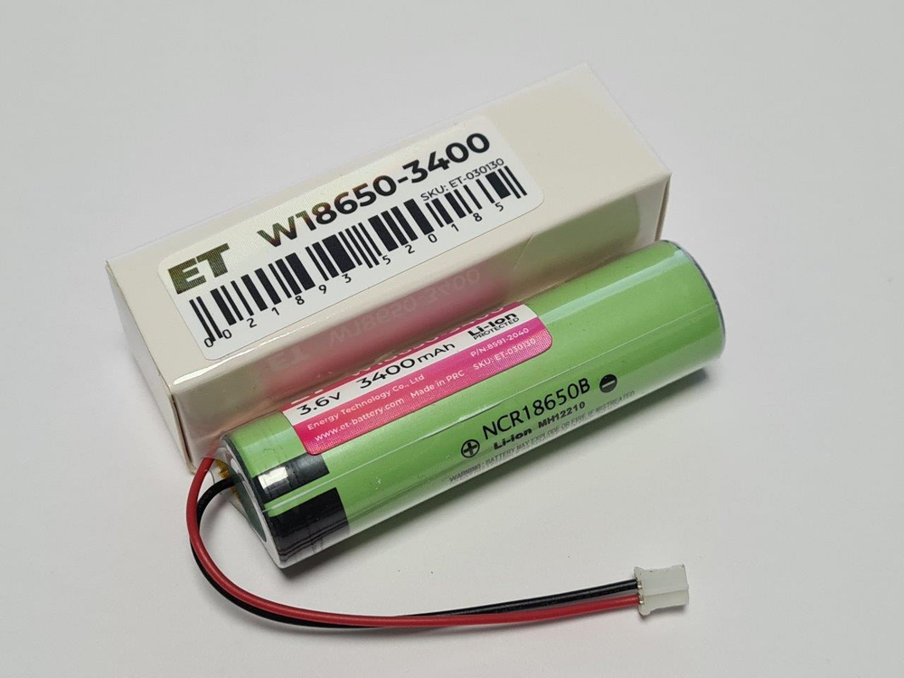 Аккумулятор ET W18650-3400