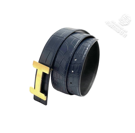 Ремень Hermes из кожи крокодила
