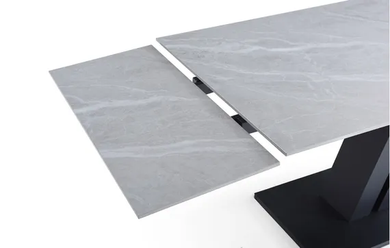 Стол раздвижной Chevron 160-240х90 см серая керамика | Купить в Hallberg.ru