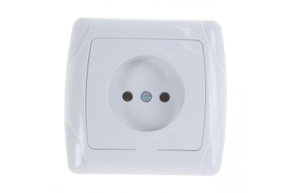 Розетка б/з бел Маргарита СП (керамика) 16А 220В (5/10/200) 0031093