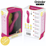 Розовый перезаряжаемый мини-вибратор с режимом постукивания - 12,5 см. (Цвет: розовый)