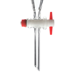 Воронка делительная грушевидная, 2000 мл, шлиф 29/32, с PTFE краном и пробкой