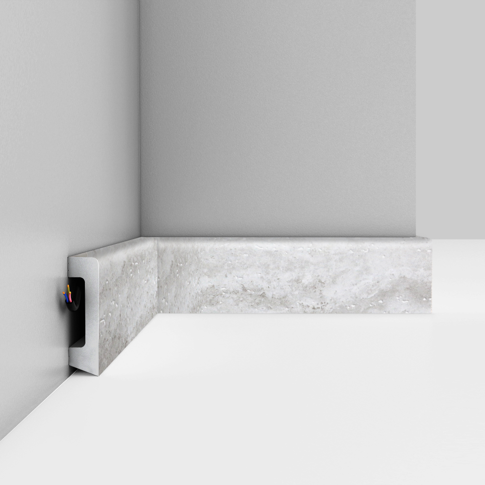 Плинтус напольный Decomaster D234-1634 58х16х2400мм