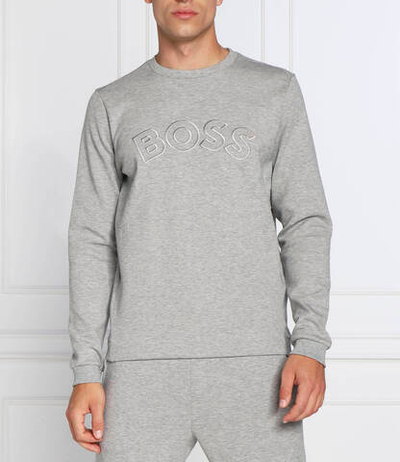 Худи salbo iconic BOSS GREEN - серый(50477122)