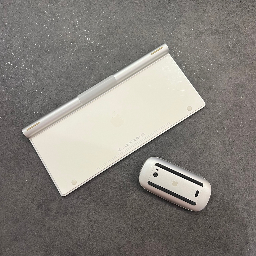 Комплект клавиатура Apple Keyboard A1314 и мышь Apple Magic Mouse A1296 (отличное состояние, упаковка)