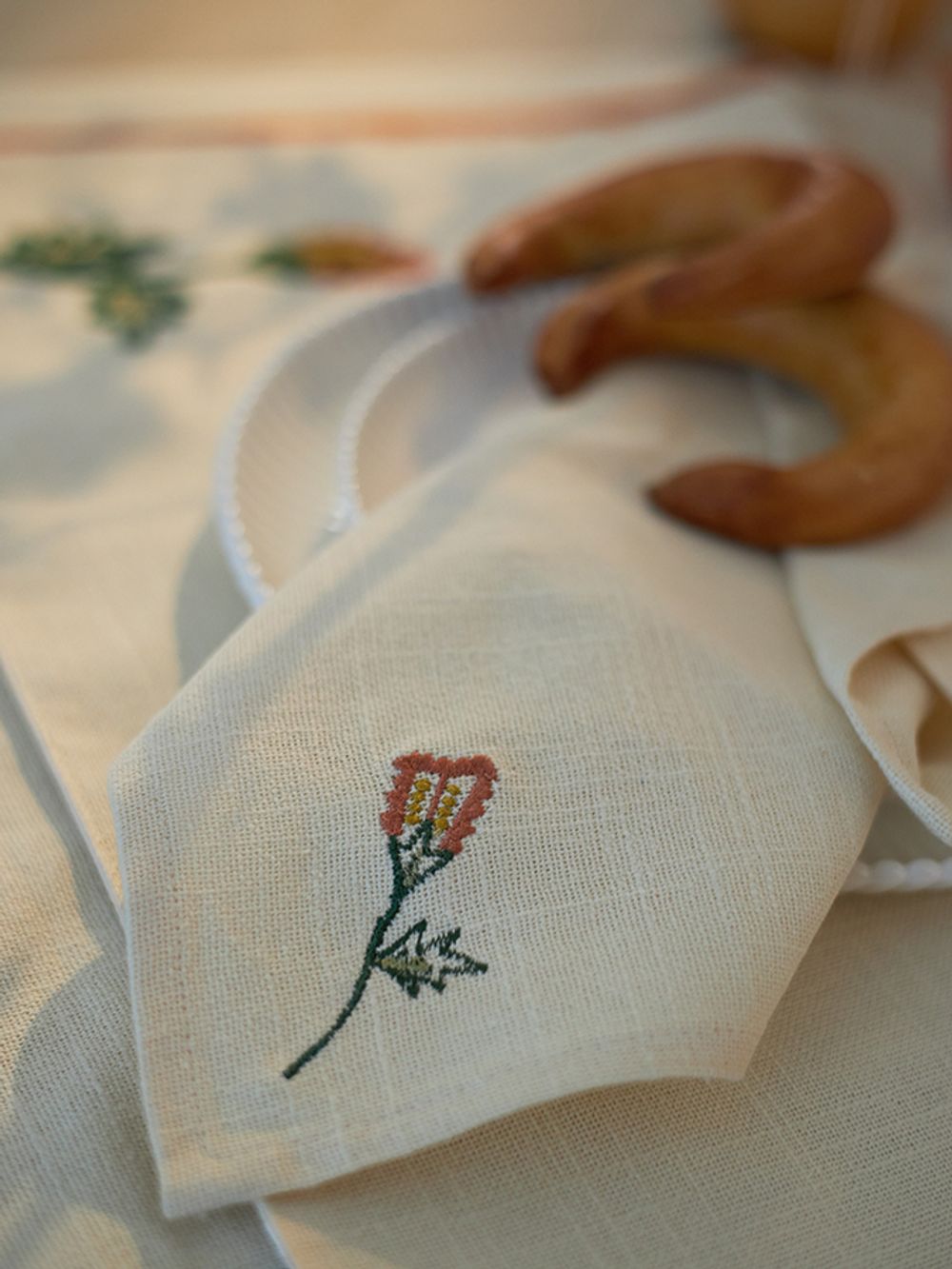 Салфетка сервировочная Spring flower из коллекции Ethnic, 45х45 см