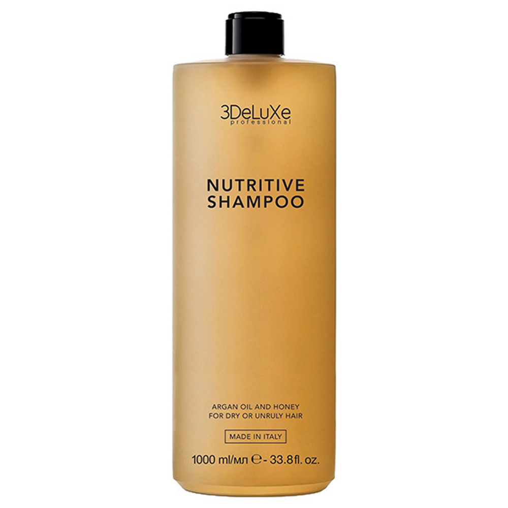 Шампунь для сухих и поврежденных волос 3DeLuXe Shampoo Nutritive 1000мл