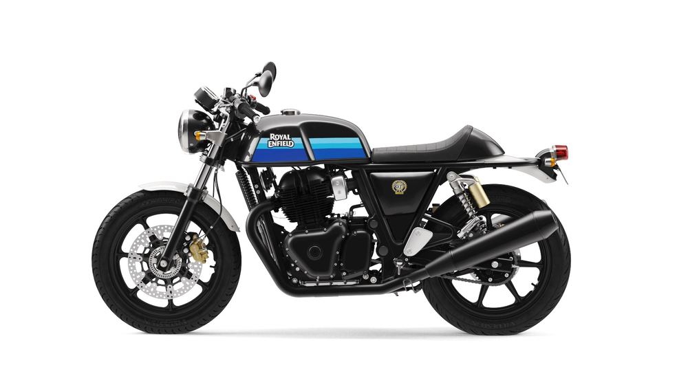 Royal Enfield Continental GT 650 Slipstream Blue (Black Alloy) 2024