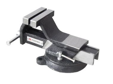 Тиски стальные поворотные с наковальней 8''-200мм Forsage F-6540808
