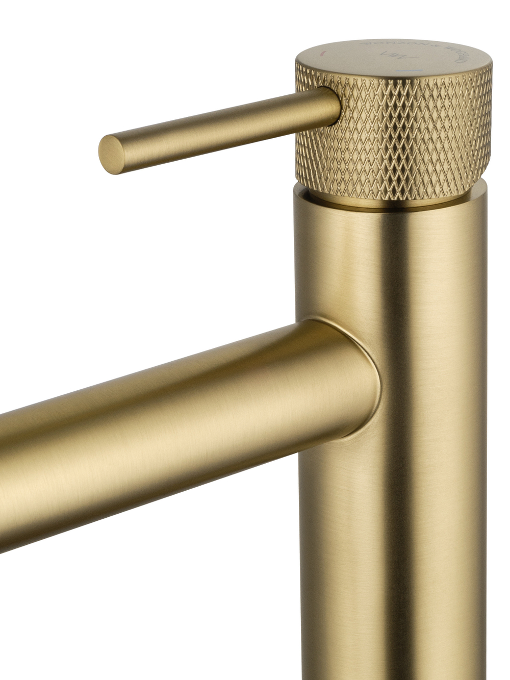 Смеситель для раковины высокий WONZON & WOGHAND, Брашированное золото (WW-H1062-BG)
