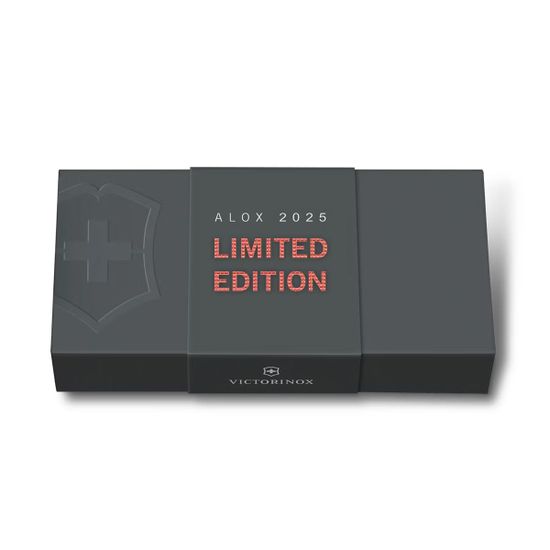 Нож Victorinox 0.8231.L25 Pioneer X Alox Limited Edition 2025 с клинком из стали X55CrMo14, рукоять Оксидированный алюминиевый сплав Alox (Aluminium Oxide)