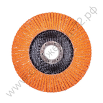 Круг лепестковый с керамическим абразивом для шлифования по нержавеющей стали FTL Everest 29 125 х 22,2 мм P60