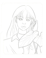 Girl's time. Coloring Book