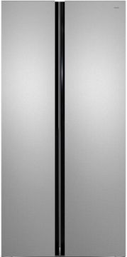 Холодильник Ginzzu NFK-462 нержавеющая сталь