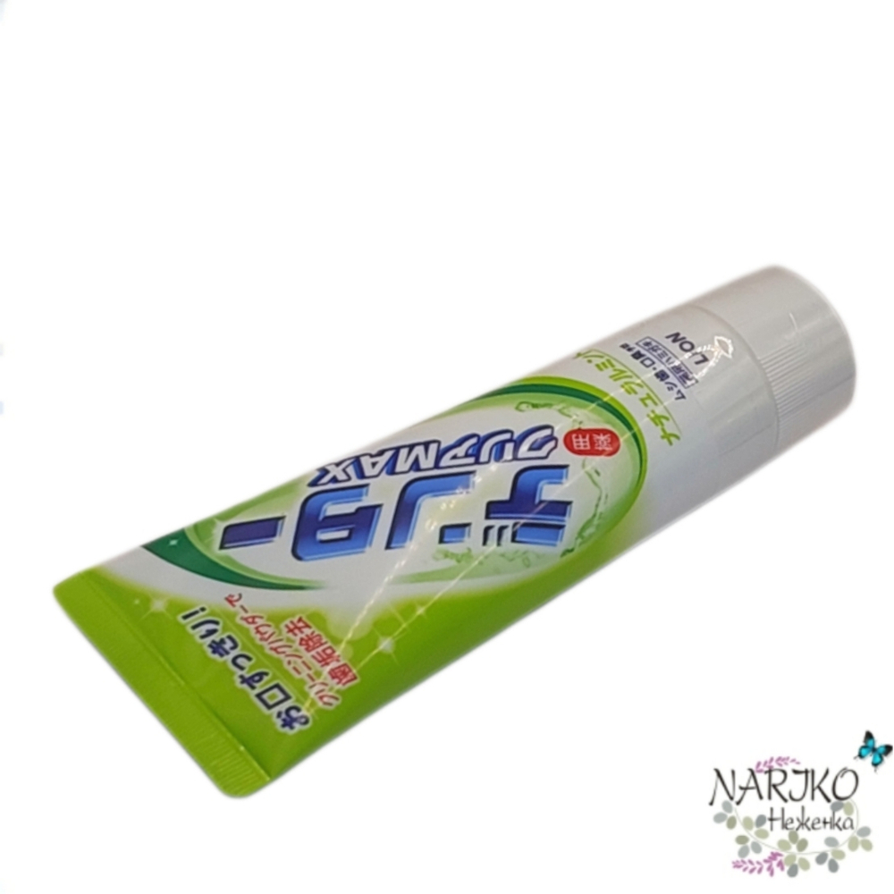 Зубная паста LION Dentor Clear MAX Natural Mint с микропудрой Натульная Мята, 140 гр.