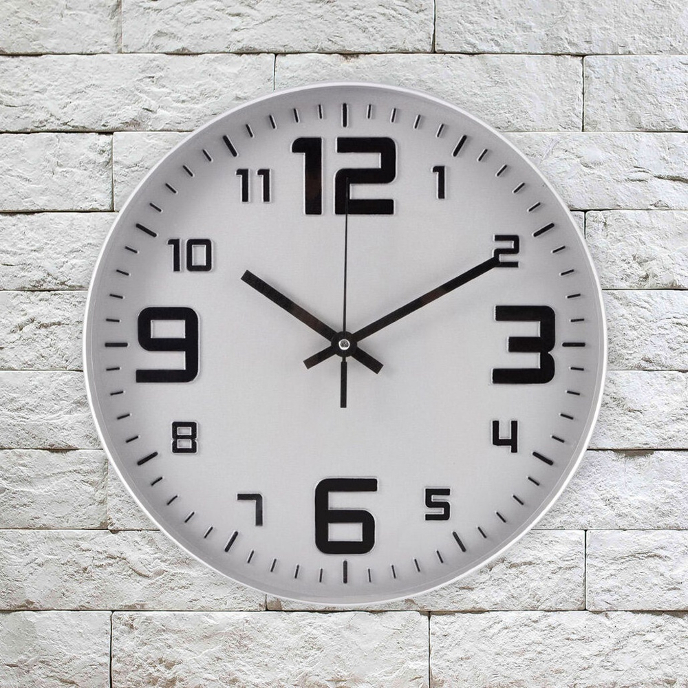 Часы настенные ENERGY ЕС-150 круглые белые