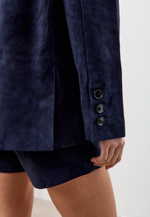 Жакет из натуральной замши