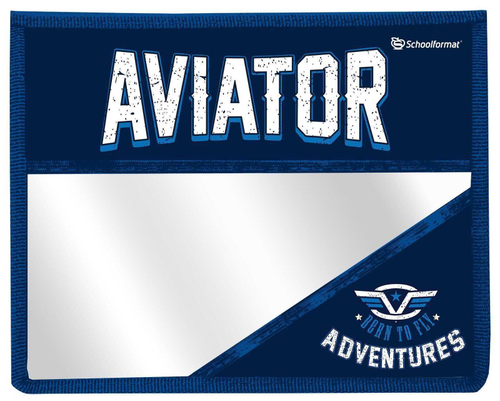 Папка для тетрадей А5 клапан пластик "Aviator"SCHOOLФОРМАТ ПТПЛ1А5-АВИ