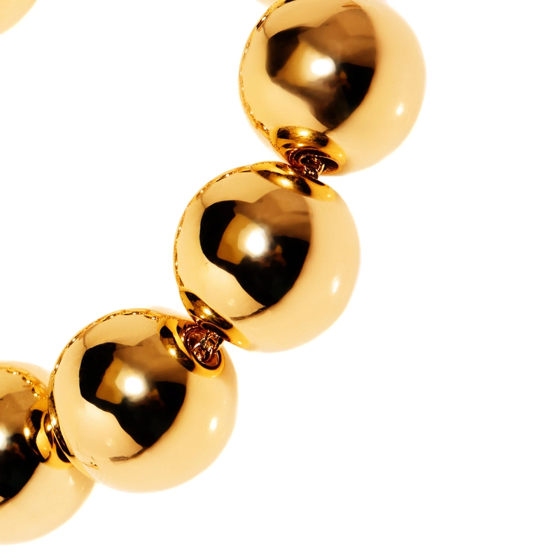 Браслет Крупные Золотые Шары