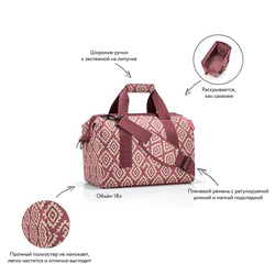 Сумка allrounder m diamonds rouge
